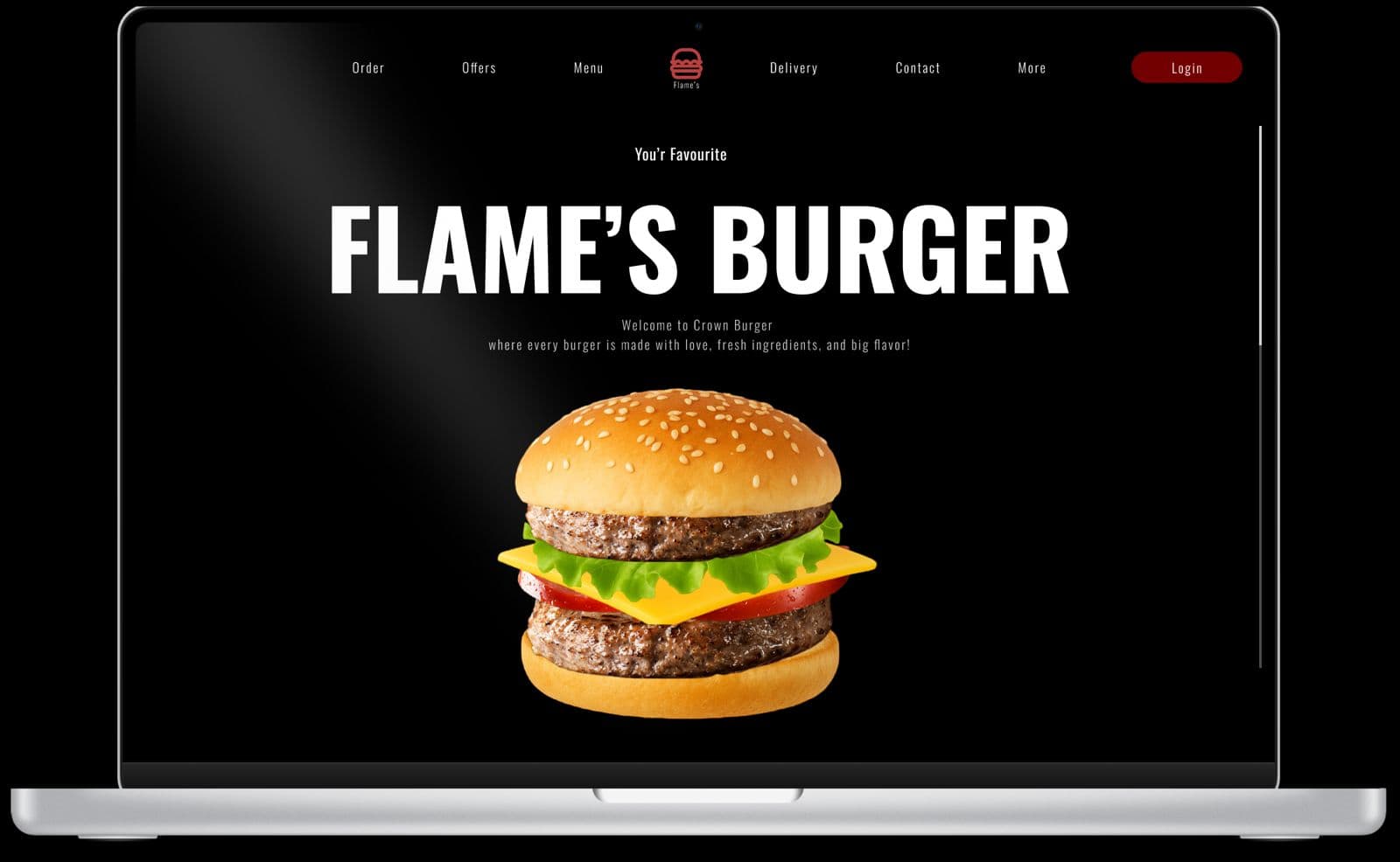 Burger Shop App UI Kit